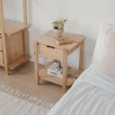 Ver imagem 4 de Mesa de Cabeceira Laguna Verniz Amêndoa