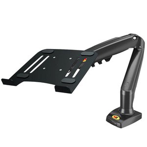 Kit Suporte Articulado de Mesa Pistão a Gás F80 Nb + Bandeja Apoio Notebook Nbh-1
