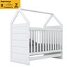 Kit 2 Bercos Mini Cama Montessoriana MDF I15 Branco HP Henn - 6