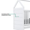 Kit 2 Bercos Mini Cama Montessoriana MDF I15 Branco HP Henn - 5