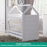 Kit 2 Bercos Mini Cama Montessoriana MDF I15 Branco HP Henn - 7