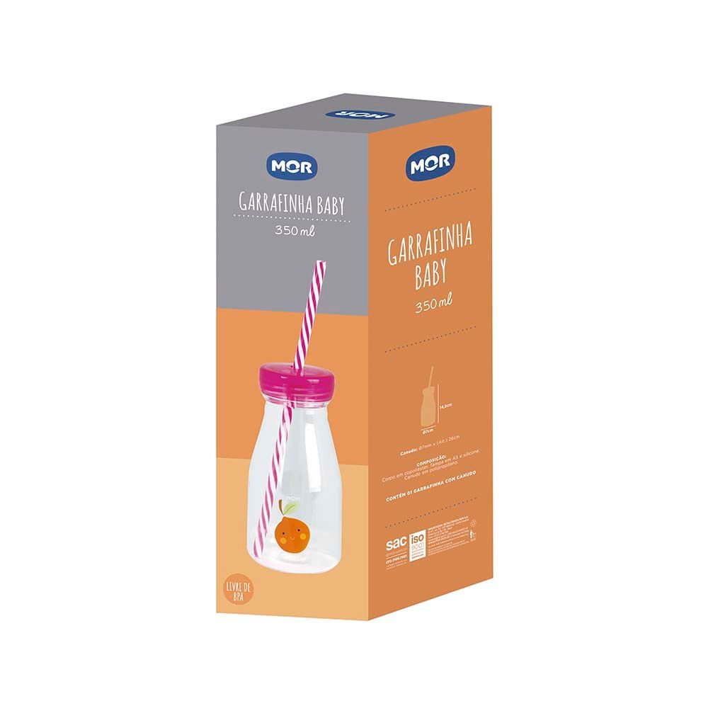 Garrafinha Baby 350ml - Rosa - 2