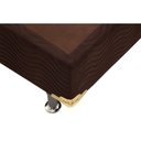 Ver imagem 2 de Cama Box Base Casal Americana Suede Brown (138x188x23) - Ortobom