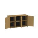 Ver imagem 5 de Armário para Escritório Credenza 03 Portas Pivotante