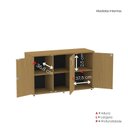 Ver imagem 7 de Armário para Escritório Credenza 03 Portas Pivotante