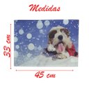Ver imagem 2 de Jogo Americano Estampa Natal Cachorrinho Natalino 6 Peças