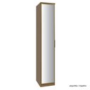 Ver imagem 1 de Guarda Roupa Modulado 01 Porta Vidro 245cm com Prateleira Setiba