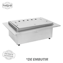 Ver imagem 5 de Churrasqueira de Embutir Gourmet Inox a Carvão c/ Grelha Argentina PoliGrill G5EBIC