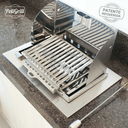 Ver imagem 7 de Churrasqueira de Embutir Gourmet Inox a Carvão c/ Grelha Argentina PoliGrill G5EBIC