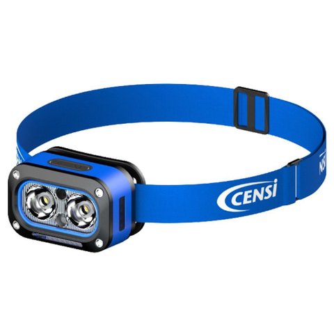 Lanterna de Cabeça Led Sensor de Movimento 5 Funções Censi