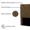 Ver imagem 4 de Cabeceira Solteiro 0,90m Ávila Suede Caramelo - Pallazio