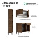 Ver imagem 5 de Armário de Cozinha Compacta 137 Cm Emilly Madesa 011