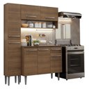 Ver imagem 3 de Armário de Cozinha Compacta 137 Cm Emilly Madesa 011