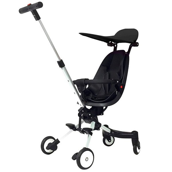 Carrinho de Passeio Dobravel Divertido Preto Dm Toys - 2