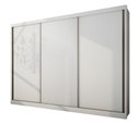 Ver imagem 1 de Guarda Roupa Casal 3 Portas 6 Gavetas 100%mdf Diamond Branco - Novo Horizonte