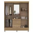 Ver imagem 3 de Guarda Roupa Capelinha Lord 4 Portas + Espelho - Demóbile:amendola Touch