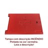 Tampa De Incêndio Registro Hidrante 40x60 Ferro Vermelha - 2