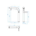 Ver imagem 4 de Torneira de mesa para cozinha Deca Bica Alta Click Frontal 1191 C