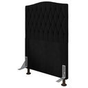 Ver imagem 3 de Cabeceira Cama Box Solteiro Itália 90 Cm Sintético MV Estofados Italia Preto
