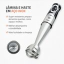 Ver imagem 6 de Mixer Turbo Inox Mondial Preto Inox 500w M-16-bi Mixer Turbo Inox Mondial