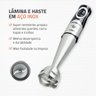 Mixer Turbo Inox Mondial Preto Inox 500w M-16-bi Mixer Turbo Inox Mondial - 6