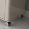 Estante com Rodízios Home para Sala Tv até 65 Polegadas Florença Lukaliam:off White Perolizado/freij - 3