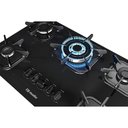 Ver imagem 5 de Cooktop Mueller 5 Bocas Vidro Preto Tripla Chama Bivolt 601270003