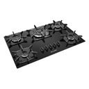 Ver imagem 2 de Cooktop Mueller 5 Bocas Vidro Preto Tripla Chama Bivolt 601270003