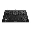 Ver imagem 1 de Cooktop Mueller 5 Bocas Vidro Preto Tripla Chama Bivolt 601270003