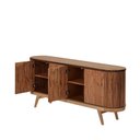 Ver imagem 4 de Buffet 4 Portas Gaya 180 Cm - Natural