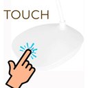 Ver imagem 3 de Luminaria de Mesa Abajur Led Usb Flexivel Recarregavel Abajur Led 3 Niveis de Intensidade Usb Mesa