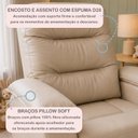 Ver imagem 7 de Poltrona de Amamentação Retrátil e Reclinável para Quarto de Bebê Pés Madeira Maciça Soninho