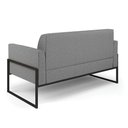 Ver imagem 6 de Sofá Namoradeira com 2 Poltronas Base Industrial Alta Preto Marisa Linho Grafite A26 D03 - D\'rossi