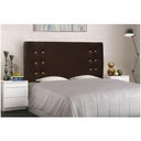 Ver imagem 4 de Cabeceira Gênova para Cama Box Solteiro 90 Cm Suede - D’Rossi Cor Café