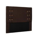 Ver imagem 1 de Cabeceira Gênova para Cama Box Solteiro 90 Cm Suede - D’Rossi Cor Café