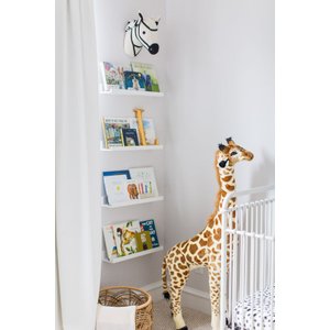 Porta Livros Para Decoração Quarto de Bebê 4 Peças