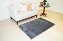 Ver imagem 1 de Passadeira Life Confort Shaggy 50mm Black & White 066x120 cm