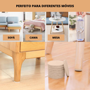 Ver imagem 6 de 16 Feltro Kit Protetor Adesivo Pé Sofá Cadeira Mesa Proteção