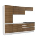 Ver imagem 4 de Cozinha Completa 100% Mdf Madesa Acordes Branco Rustic