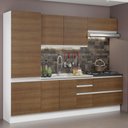 Ver imagem 1 de Cozinha Completa 100% Mdf Madesa Acordes Branco Rustic