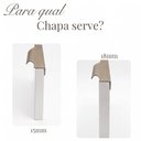 Ver imagem 6 de Kit 20 Puxadores de Móveis Wave Cava 30cm em Alumínio - Champanhe
