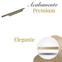Ver imagem 2 de Kit 20 Puxadores de Móveis Wave Cava 30cm em Alumínio - Champanhe