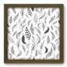 Quadro com Moldura - 33x33 - Penas - N2154 - 1