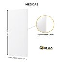 Ver imagem 3 de Folha de Porta Madeira 90x210 Pintura Laca Acetinada:branco