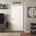 Ver imagem 4 de Folha de Porta Madeira 90x210 Pintura Laca Acetinada:branco