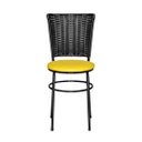 Ver imagem 3 de 2 Cadeiras para Mesa Preta Hawai Preto:amarelo