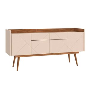 Buffet Veneza 2 Gv 4 Pt Off White e Noce