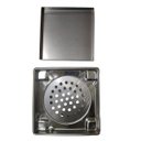 Ver imagem 5 de Ralo Oculto Invisivel 15x15 Aço Inox Anti Odor Kit 12 Uni Cozinha Lavanderia Casa Banheiro Lavabo Li