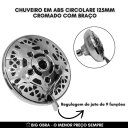 Ver imagem 5 de Chuveiro em Abs Circolare 125mm Cromado com Braço Big Obra
