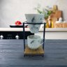 Kit Coador Porcelana C/ Suporte Ferro e Caneca 250ml - Lavanda - 5